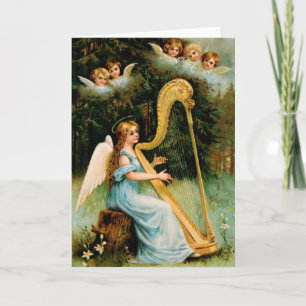 Pour Fêtes Annuelles Cartes de Noël Angel