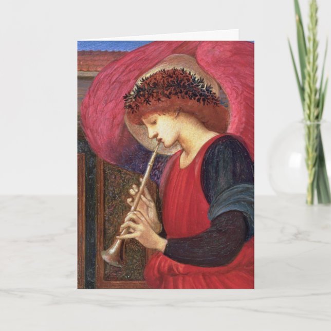 Pour Fêtes Annuelles Cartes de Noël Angel - Burne-Jones - Art (Devant)
