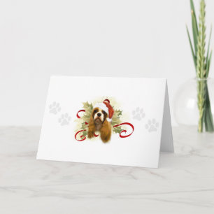 Pour Fêtes Annuelles Cartes de Noël Cavalier King Charles Spaniel