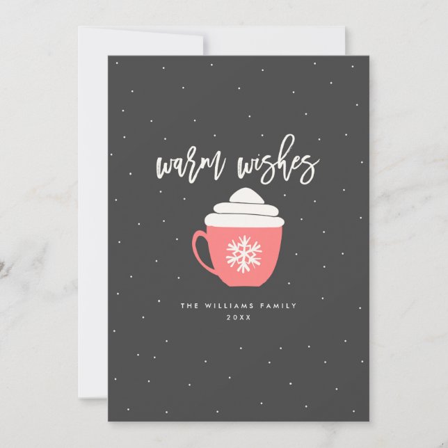 Pour Fêtes Annuelles Cartes de Noël Chaleureuses (Devant)