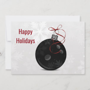 Pour Fêtes Annuelles Cartes de Noël de bowling