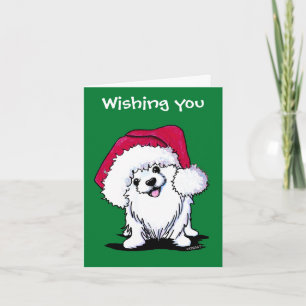 Pour Fêtes Annuelles Cartes de Noël de Chien Poméranien KiniArt