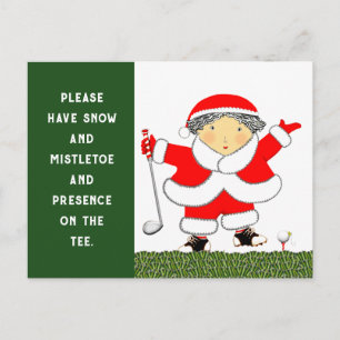 Pour Fêtes Annuelles Cartes de Noël de golf