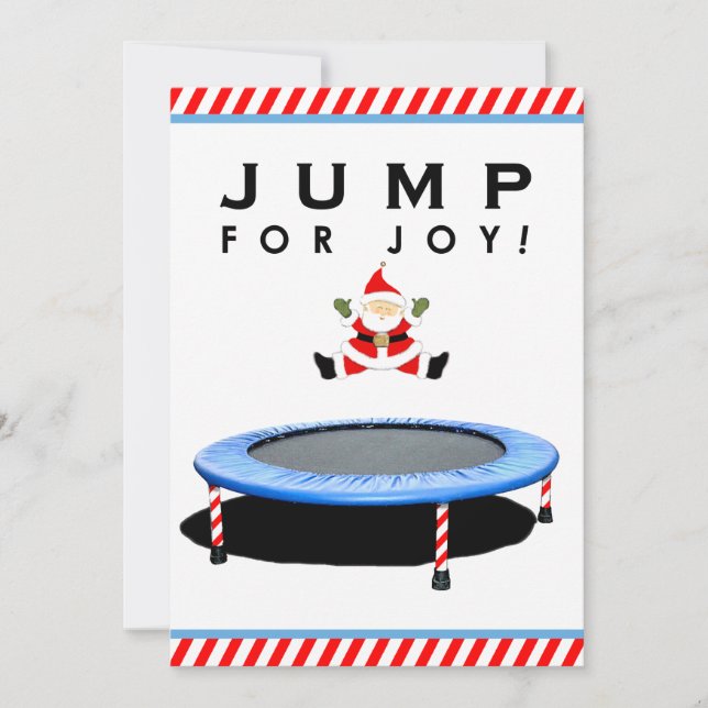 Pour Fêtes Annuelles Cartes de Noël de gymnastique (Devant)