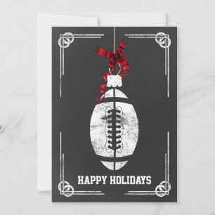 Pour Fêtes Annuelles Cartes de Noël de joueur de football sur tableau n