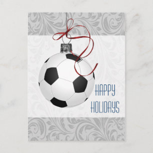 Pour Fêtes Annuelles Cartes de Noël de joueurs de football