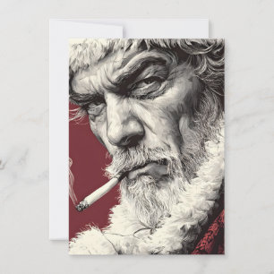 Pour Fêtes Annuelles Cartes de Noël de mauvais père Noël Humour Adultes