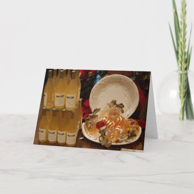 Pour Fêtes Annuelles Cartes de Noël de Napa (Devant)