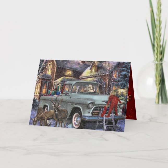 Pour Fêtes Annuelles Cartes de Noël de studios de Rod de rat 1 (Devant)