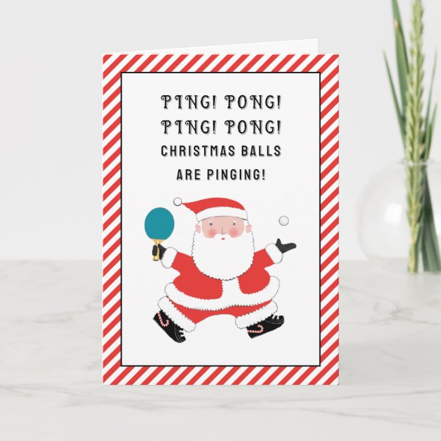 Pour Fêtes Annuelles Cartes de Noël drôles (Devant)