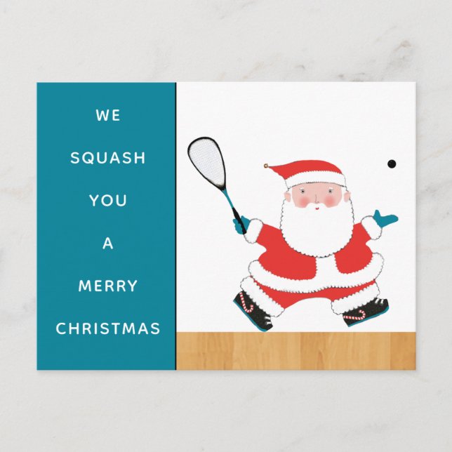 Pour Fêtes Annuelles Cartes de Noël drôles de squash (Devant)