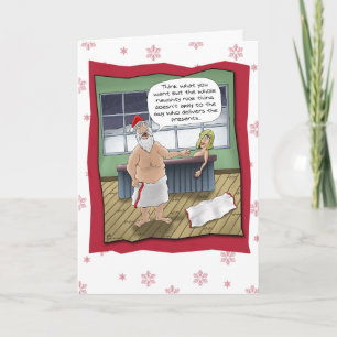 Pour Fêtes Annuelles Cartes de Noël drôles : Règle vilaine et Nice