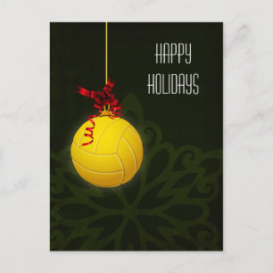 Pour Fêtes Annuelles cartes de Noël du joueur de volley-ball