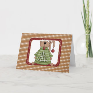 Pour Fêtes Annuelles Cartes de Noël du pays du chat