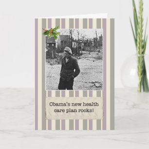 Pour Fêtes Annuelles Cartes de Noël du plan de soins de santé d'Obama