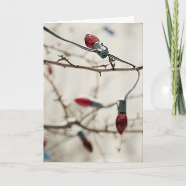 Pour Fêtes Annuelles Cartes de Noël et Stickers (Devant)