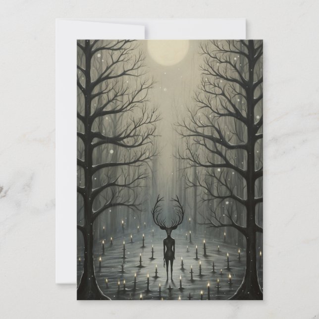 Pour Fêtes Annuelles Cartes de Noël étranges - Cartes de Noël inhabitue (Devant)