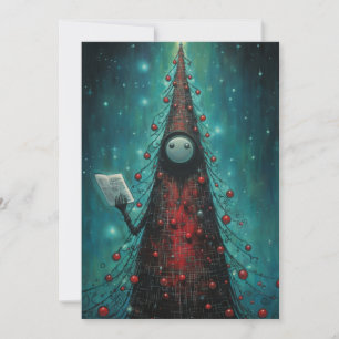 Pour Fêtes Annuelles Cartes de Noël étranges - Cartes de Noël Vintage