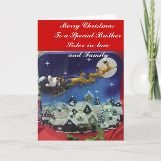 Pour Fêtes Annuelles Cartes de Noël famille