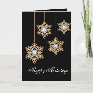 Pour Fêtes Annuelles Cartes de Noël - Flammes de neige