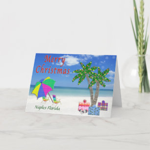 Pour Fêtes Annuelles Cartes de Noël Floride
