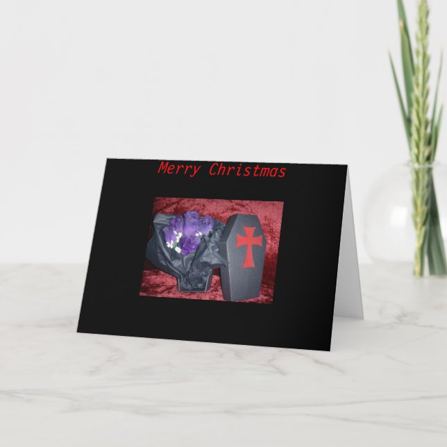 Pour Fêtes Annuelles Cartes de Noël gothiques (Devant)