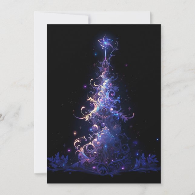 Pour Fêtes Annuelles Cartes de Noël gothiques - Cartes de Noël uniques (Devant)