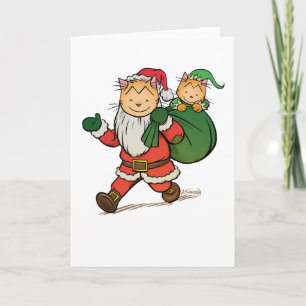 Pour Fêtes Annuelles Cartes de Noël hilarantes de chats