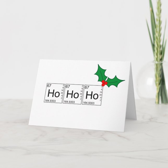 Pour Fêtes Annuelles Cartes de Noël - Ho Ho Ho (Devant)