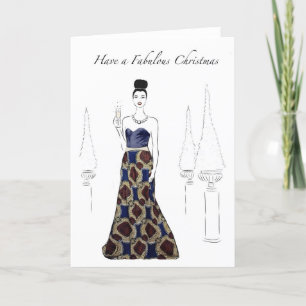 Pour Fêtes Annuelles Cartes de Noël Illustration de mode
