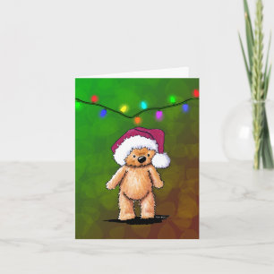 Pour Fêtes Annuelles Cartes de Noël Little Bear