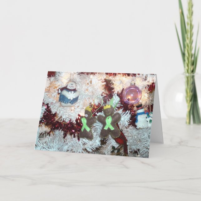 Pour Fêtes Annuelles Cartes de Noël Lyme Disease Awareness (Devant)