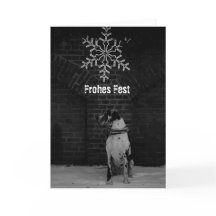 Cartes de Noël noir et blanc