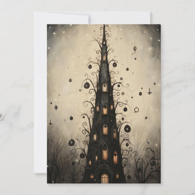 Pour Fêtes Annuelles Cartes de Noël numériques - Cartes de Noël uniques (Devant)