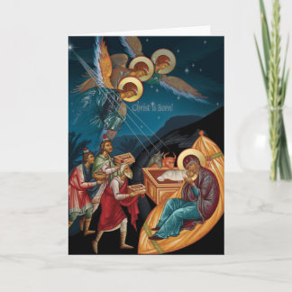 Pour Fêtes Annuelles Cartes de Noël orthodoxes