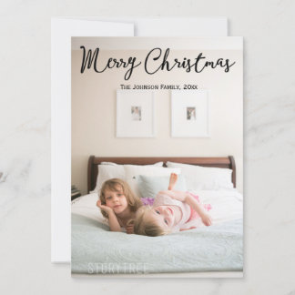 Pour Fêtes Annuelles Cartes De Noël Personnalisées Avec Votre Belle Pho