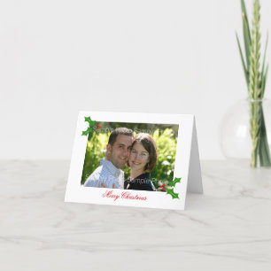 Pour Fêtes Annuelles Cartes de Noël personnalisées de photo