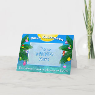 Pour Fêtes Annuelles Cartes de Noël personnalisées par Kalikimaka de