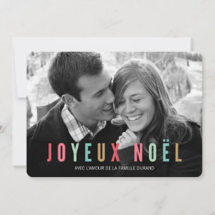 Pour Fêtes Annuelles Cartes de noël photo Joyeux Noel