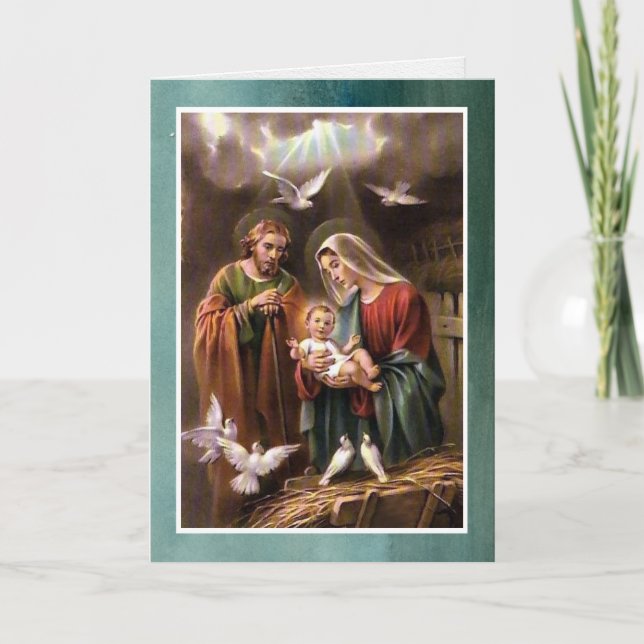 Pour Fêtes Annuelles Cartes de Noël Religieuses | Joyeux Noel (Devant)