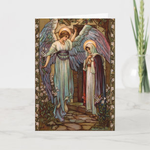 Pour Fêtes Annuelles Cartes de Noël Religieuses Vieux mode