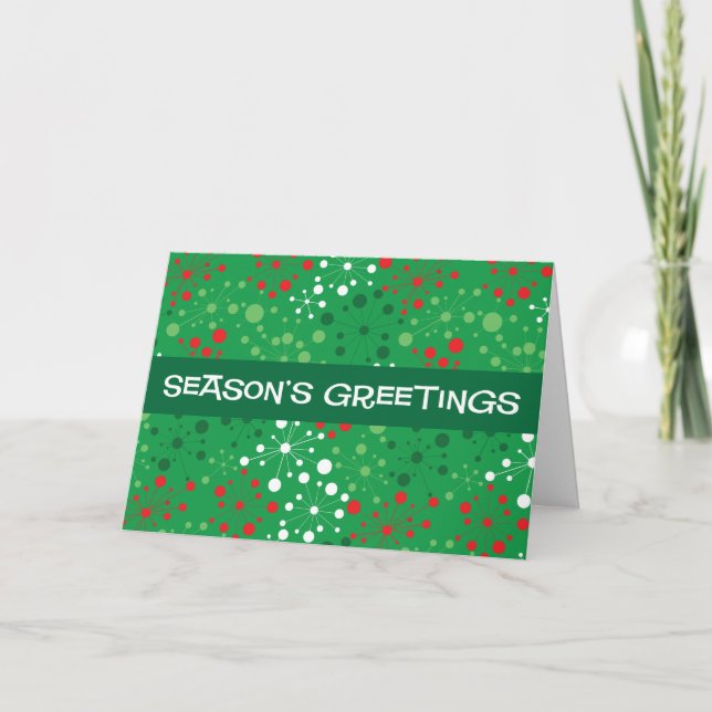 Pour Fêtes Annuelles Cartes de Noël rétro (Devant)