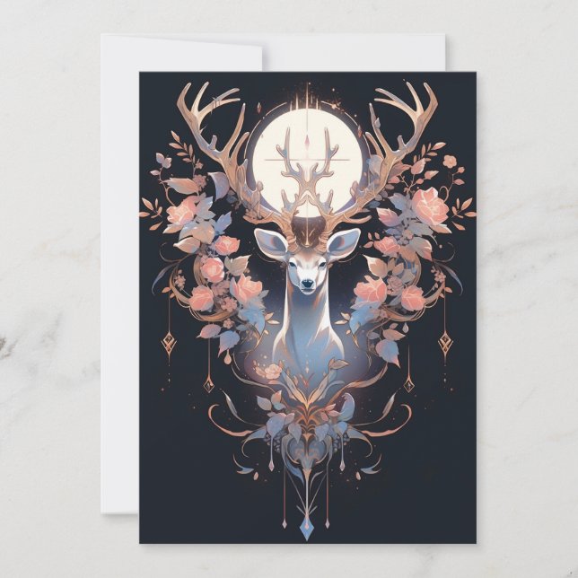 Pour Fêtes Annuelles Cartes de Noël sombres Abstraites (Devant)