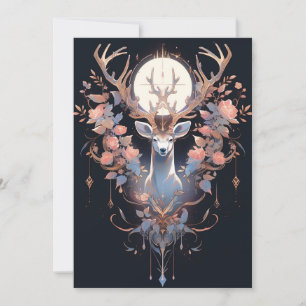 Pour Fêtes Annuelles Cartes de Noël sombres Abstraites