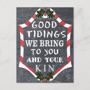 Pour Fêtes Annuelles Cartes de Noël style tableau