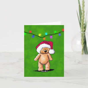 Pour Fêtes Annuelles Cartes de Noël Teddy Bear