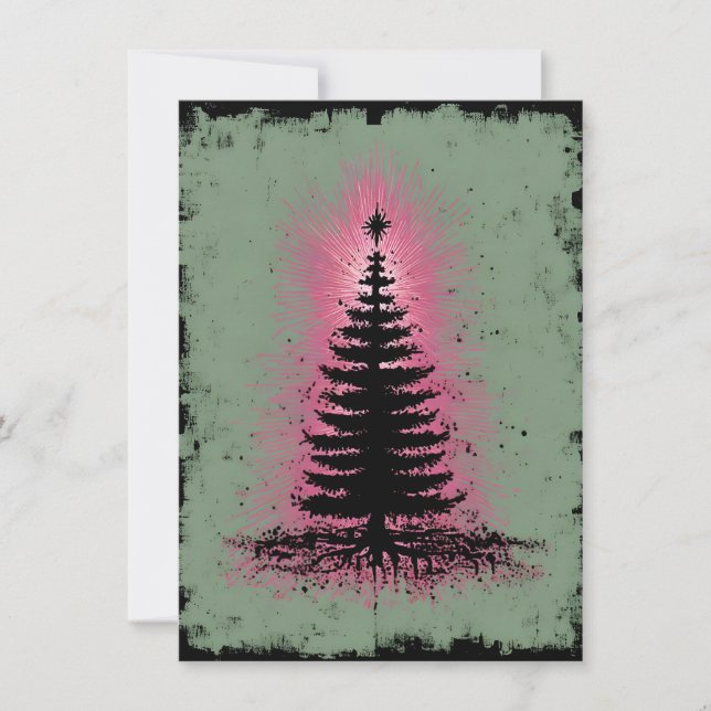Pour Fêtes Annuelles Cartes de Noël uniques (Devant)