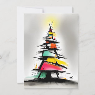 Pour Fêtes Annuelles Cartes de Noël uniques, lumineuses et funky