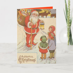 POUR FÊTES ANNUELLES CARTES DE NOËL VINTAGE