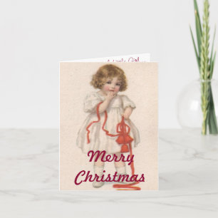 Pour Fêtes Annuelles Cartes de Noël vintage en papier Merry Christmas